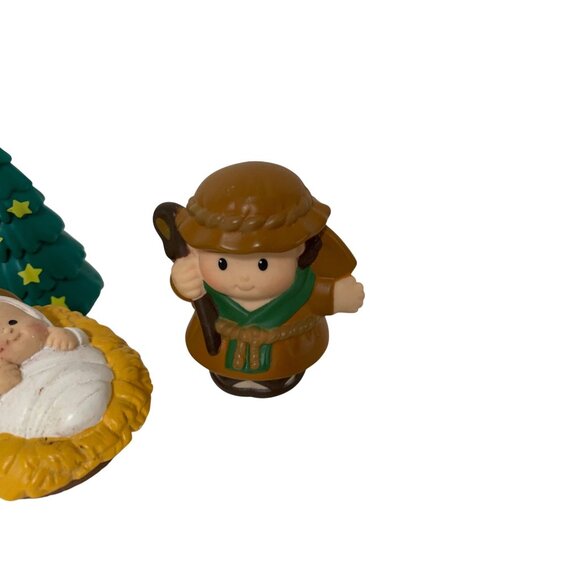 KFS/FS Vintage King Feature Lot of 4 Baby Jesus Shepherd 2 Trees - Picture 2 of 4